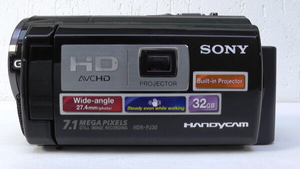 Filmadora sony hdr-pj30 para igreja usada com operação simples e transmissão ao vivo facilitada para o YouTube. - Imagem 3
