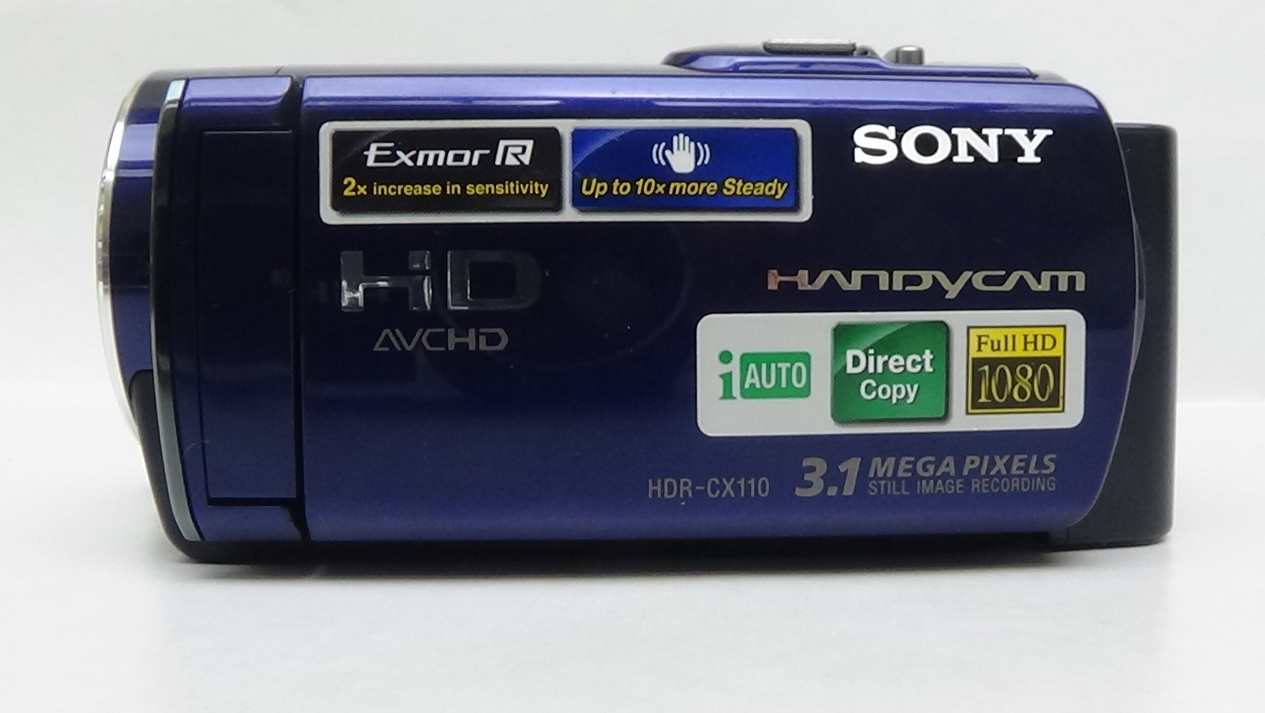 Filmadora sony hdr-cx110 e Câmera de filmagem com cores naturais e sensor com alça de mão ajustável - Imagem 3