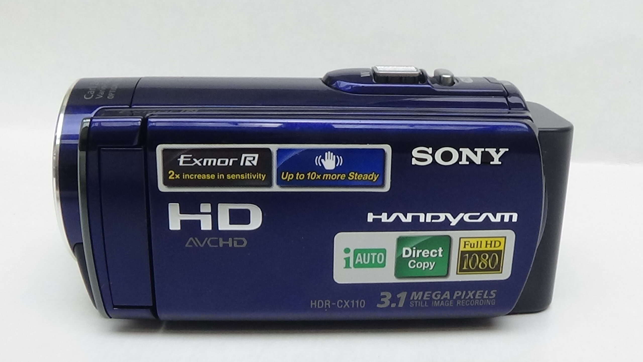 Filmadora sony hdr-cx110 e Câmera de filmagem com cores naturais e sensor com alça de mão ajustável - Imagem 4