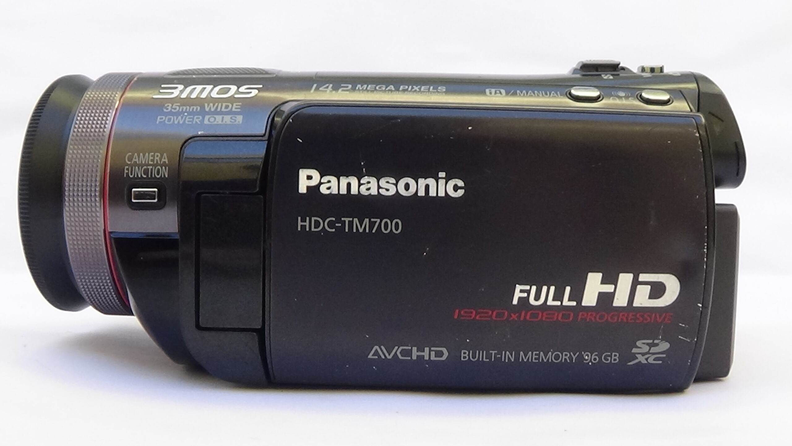 filmadora panasonic hdr-hdc-tm700 reviva a nostalgia com autenticidade. hdmi limpa boa barata - Imagem 3