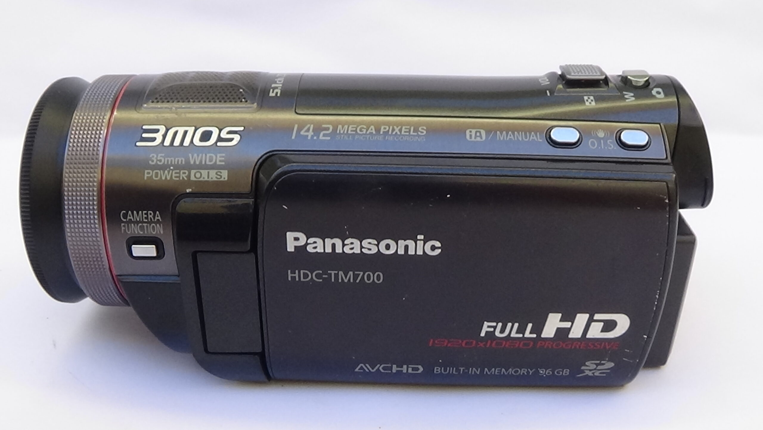 filmadora panasonic hdr-hdc-tm700 reviva a nostalgia com autenticidade. hdmi limpa boa barata - Imagem 4