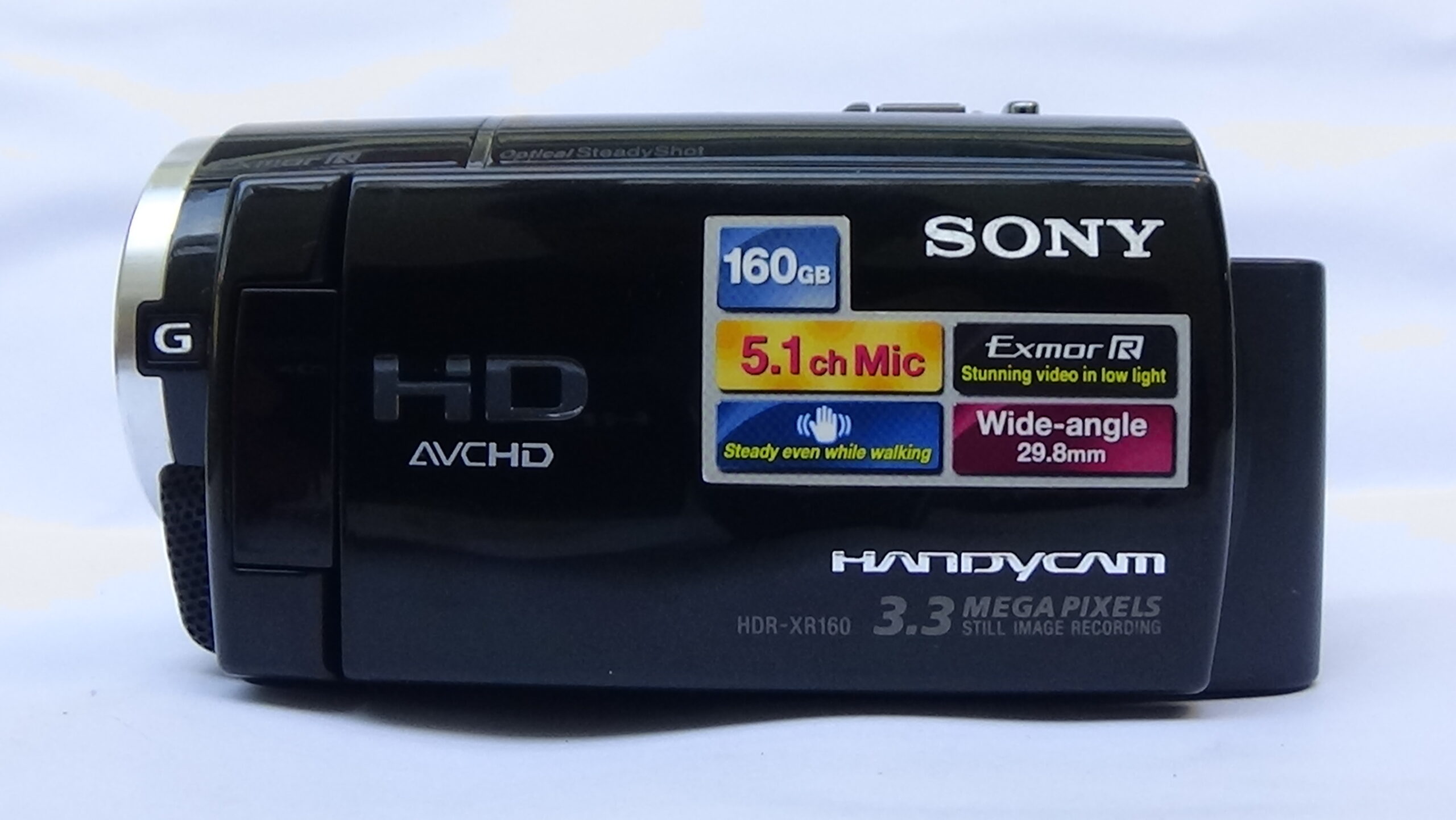 filmadora sony hdr-xr160 full hd qualidade superior para vídeos impecáveis. descontos especiais - Imagem 4