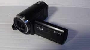 Filmadora Sony Handycam com Projetor hdr-pj540 entrada de Microfone Áudio Perfeito
