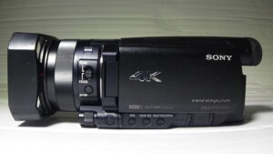 Filmadora Sony Fdr-ax100 4k Com Entrada Para Microfone Hdmi