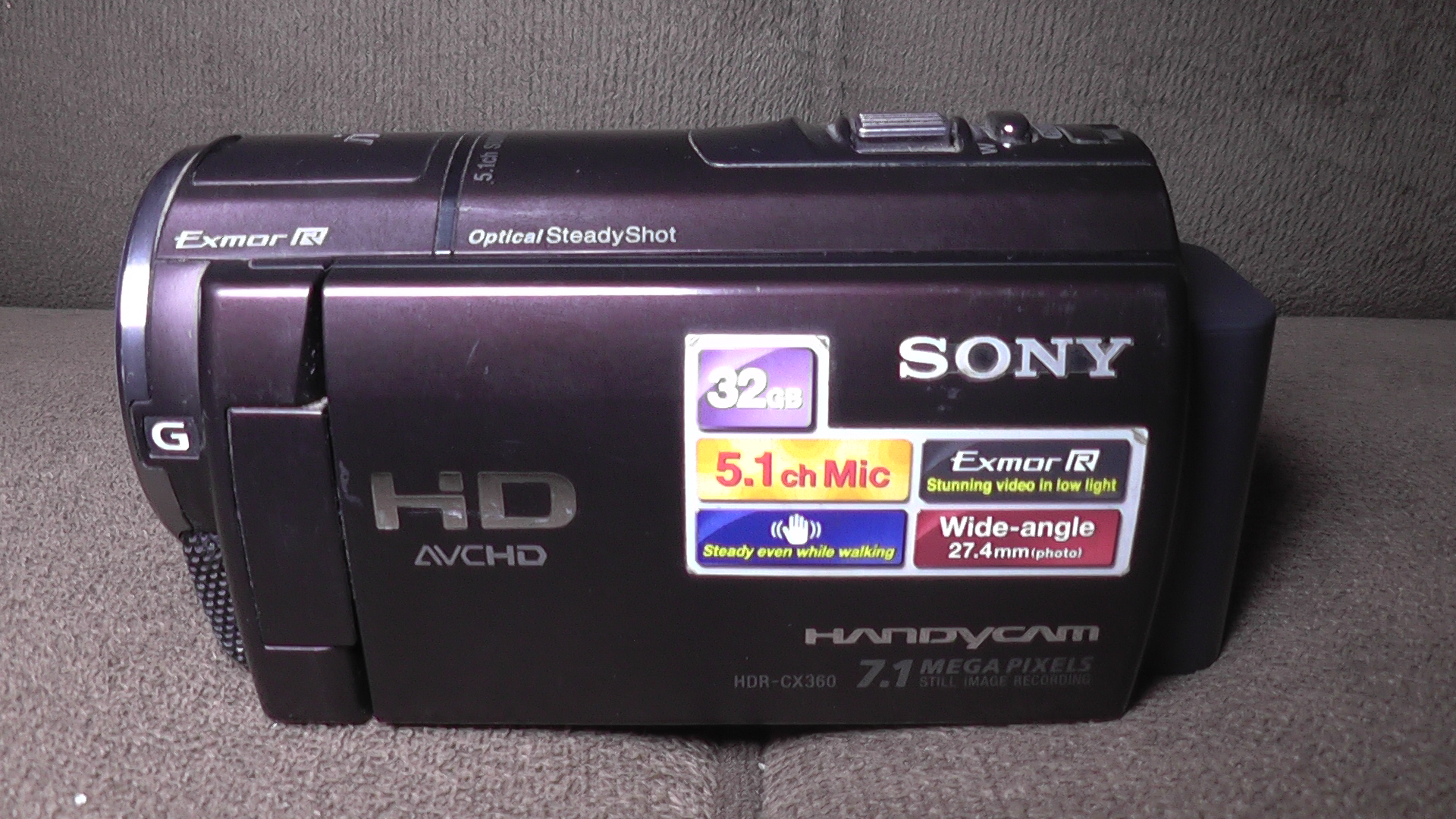 filmadora sony hdr-cx360 invista em qualidade para seus projetos. desempenho e durabilidade. - Imagem 3