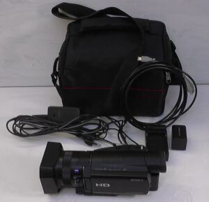 Filmadora sony hdr-sr12 digital agora cabe na sua mão mercado de eventos sociais, robusta e confiável