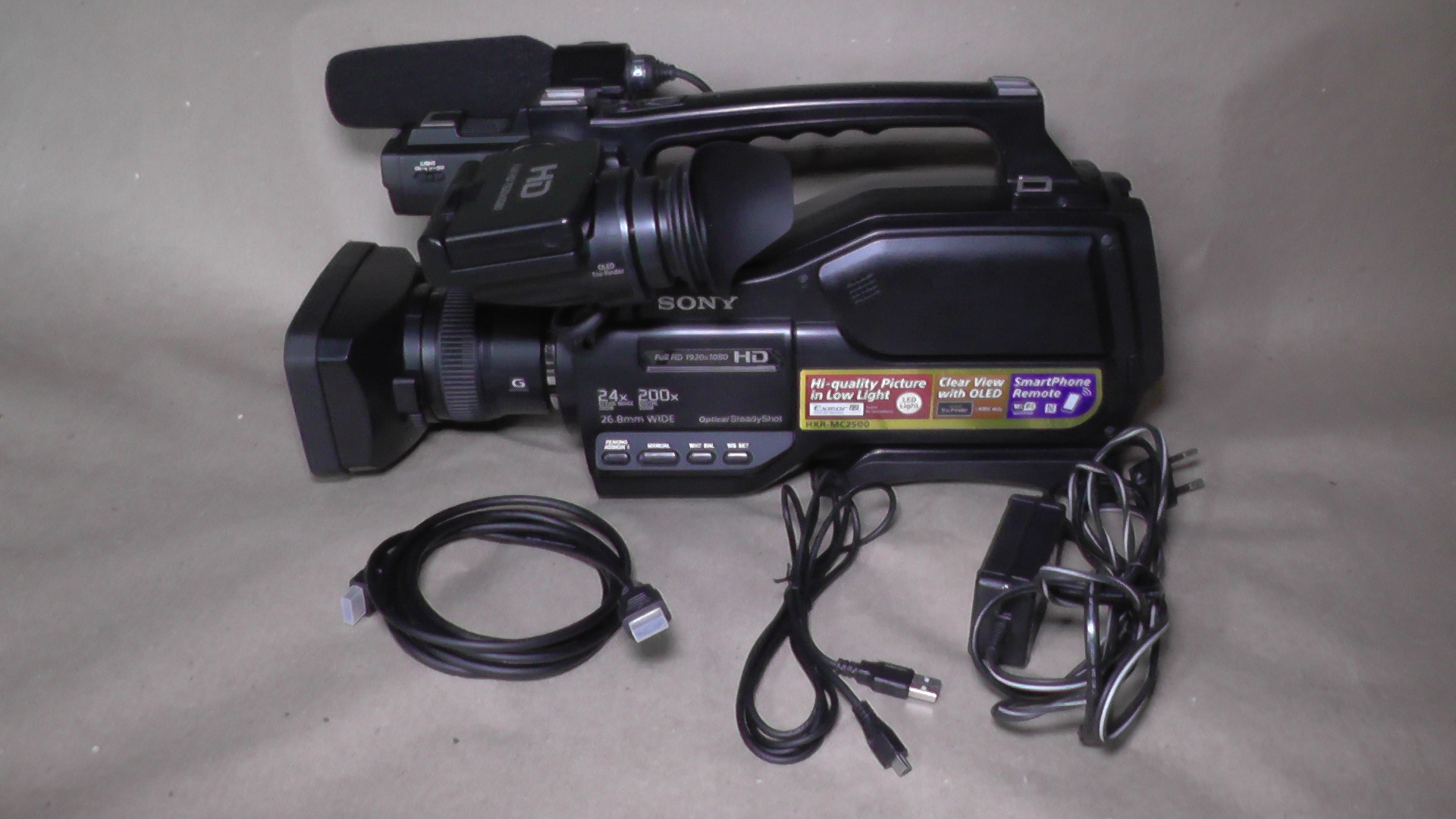 filmadora sony hxr-mc2500 alta definição e zoom potente. recursos inovadores para você. - Imagem 3